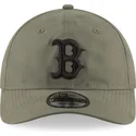 kasketter-buet-gron-justerbar-rem-9twenty-nylon-packable-fra-boston-red-sox-mlb-af-new-era