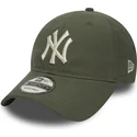 kasketter-buet-gron-justerbar-rem-9twenty-nylon-packable-fra-new-york-yankees-mlb-af-new-era