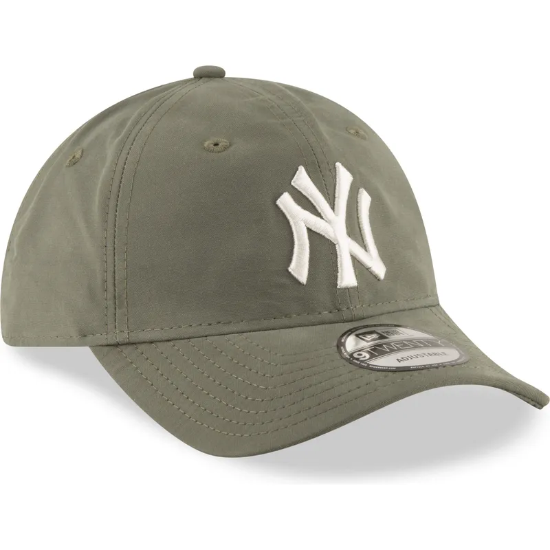 kasketter-buet-gron-justerbar-rem-9twenty-nylon-packable-fra-new-york-yankees-mlb-af-new-era