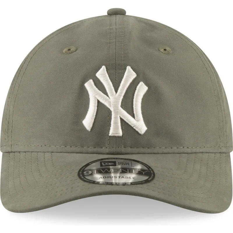 kasketter-buet-gron-justerbar-rem-9twenty-nylon-packable-fra-new-york-yankees-mlb-af-new-era