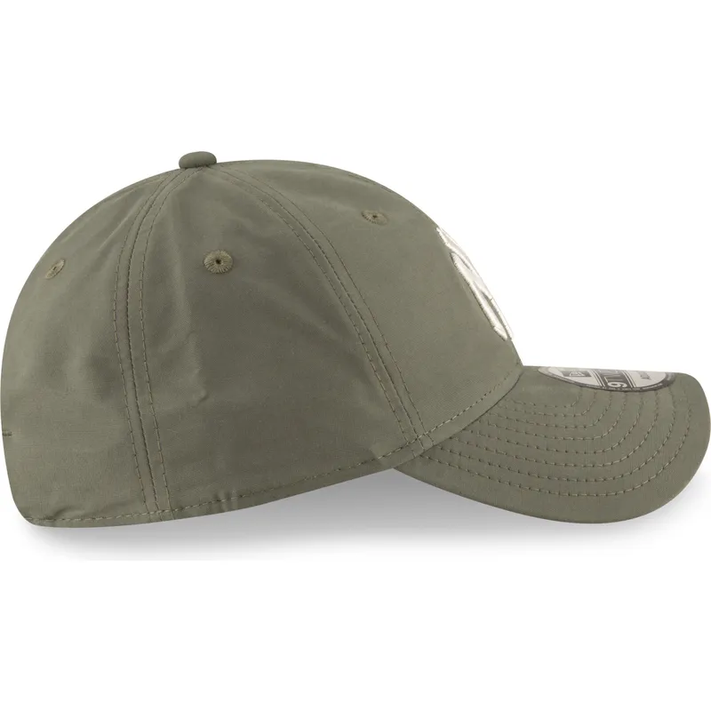 kasketter-buet-gron-justerbar-rem-9twenty-nylon-packable-fra-new-york-yankees-mlb-af-new-era