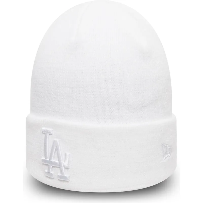 huer-hvid-cuff-knit-league-essential-fra-los-angeles-dodgers-mlb-af-new-era