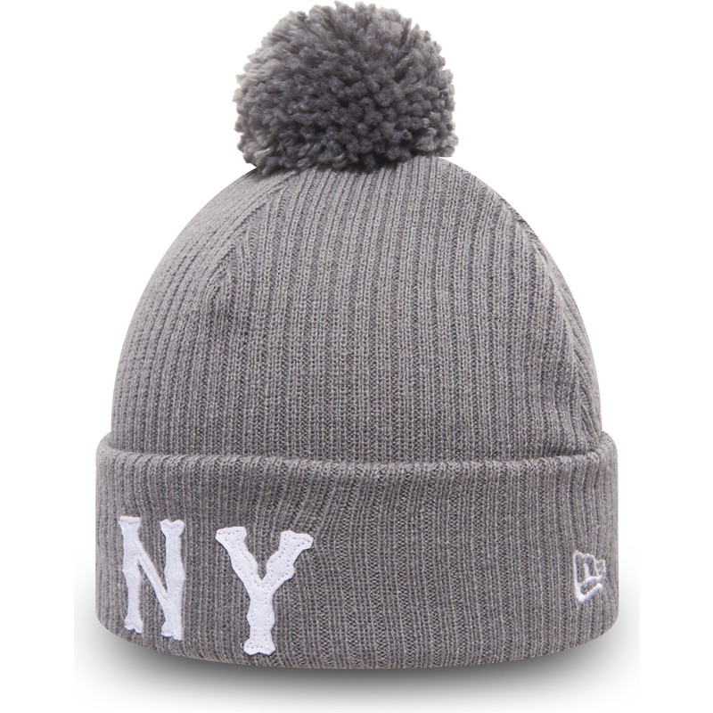 new-era-cuff-knit-lightweight-felt-bobble-new-york-highlanders-mlb-grey-beanie-with-pompom