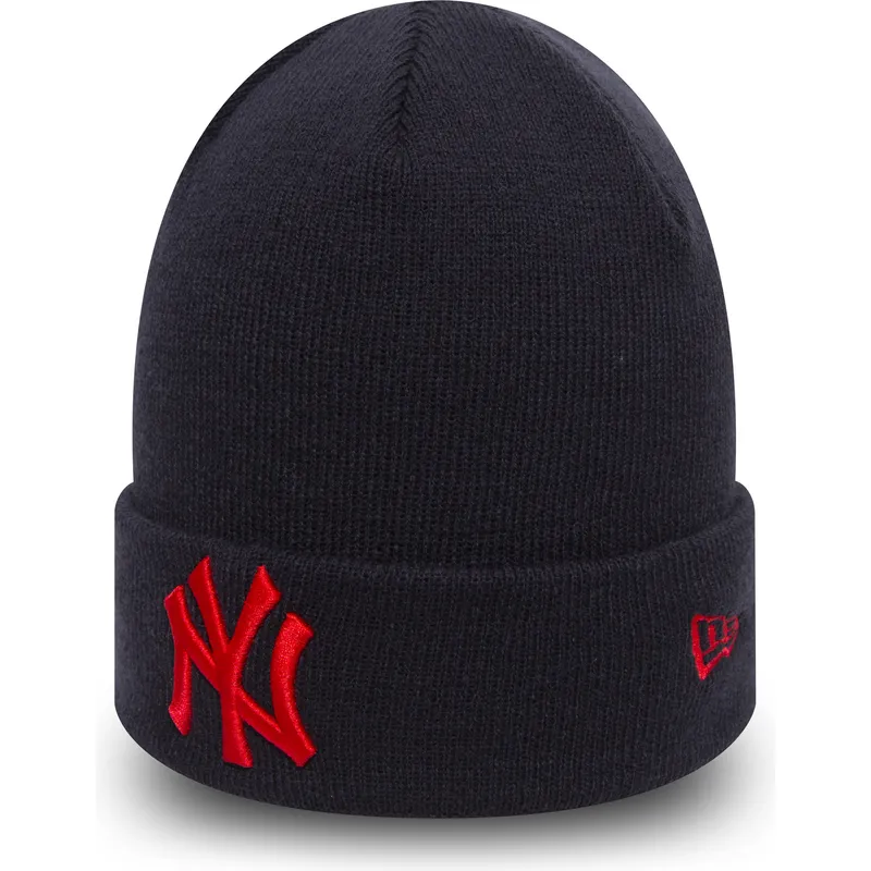 huer-marinebla-cuff-knit-league-essential-fra-new-york-yankees-mlb-af-new-era