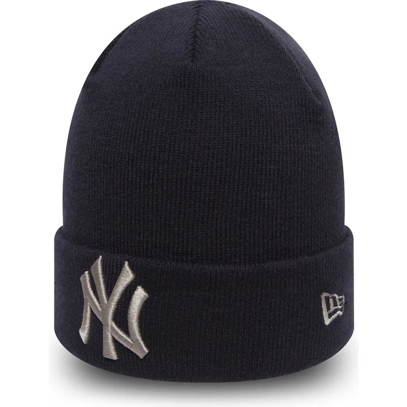 huer-marinebla-cuff-knit-league-essential-fra-new-york-yankees-mlb-af-new-era