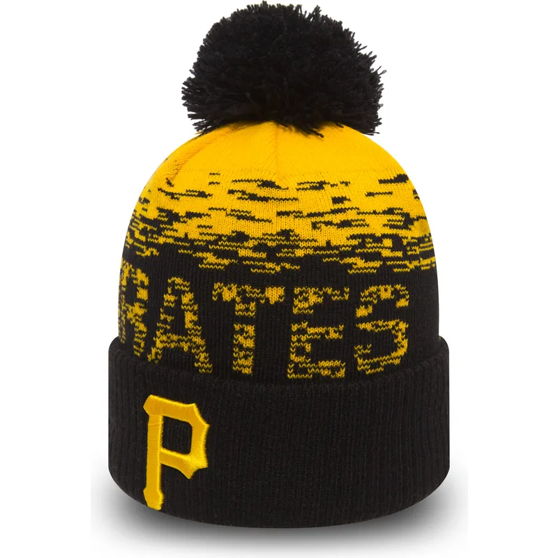 huer-pompon-gul-cuff-knit-sport-fra-pittsburgh-pirates-mlb-af-new-era