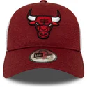 kasketter-buet-rod-justerbar-rem-trucker-shadow-tech-a-frame-fra-chicago-bulls-nba-af-new-era