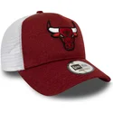 kasketter-buet-rod-justerbar-rem-trucker-shadow-tech-a-frame-fra-chicago-bulls-nba-af-new-era