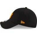 new-era-new-york-yankees-mlb-9forty-league-essential-neon-justerbar-sort-buet-kasket-med-orange-logo