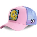gorra-trucker-rosa-og-bla-piolin-twe1-looney-tunes-fra-capslab