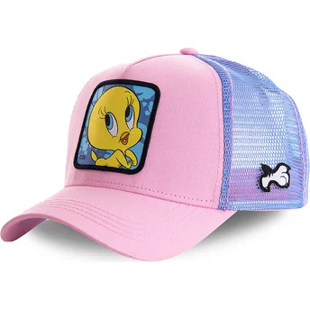 gorra-trucker-rosa-og-bla-piolin-twe1-looney-tunes-fra-capslab