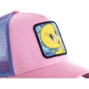 gorra-trucker-rosa-og-bla-piolin-twe1-looney-tunes-fra-capslab