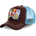 kasketter-buet-brun-snapback-sylvester-og-tweety-looney-tunes-af-capslab