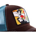 kasketter-buet-brun-snapback-sylvester-og-tweety-looney-tunes-af-capslab