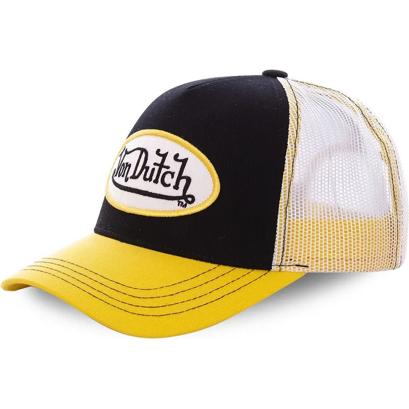 von-dutch-col-bla-sort-og-gul-trucker-kasket