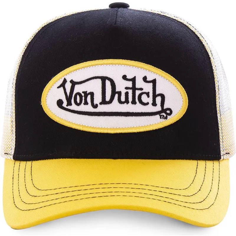 von-dutch-col-bla-sort-og-gul-trucker-kasket