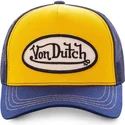 kasketter-buet-orange-snapback-af-von-dutch