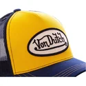 kasketter-buet-orange-snapback-af-von-dutch