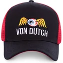 sort-og-rod-eyepat2-trucker-kasket-fra-von-dutch