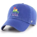 kasketter-buet-bla-justerbar-rem-fra-los-angeles-dodgers-mlb-af-47-brand
