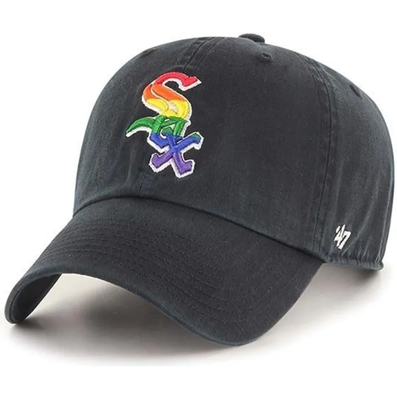 kasketter-buet-sort-justerbar-rem-fra-chicago-white-sox-mlb-af-47-brand
