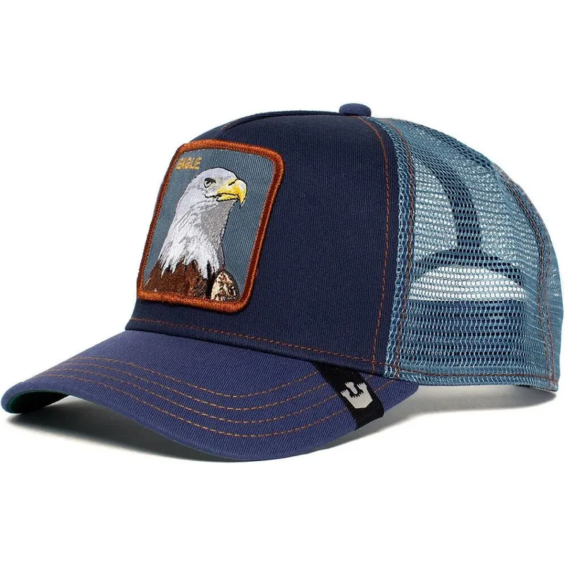 kasketter-buet-marinebla-snapback-the-farm-af-goorin-bros