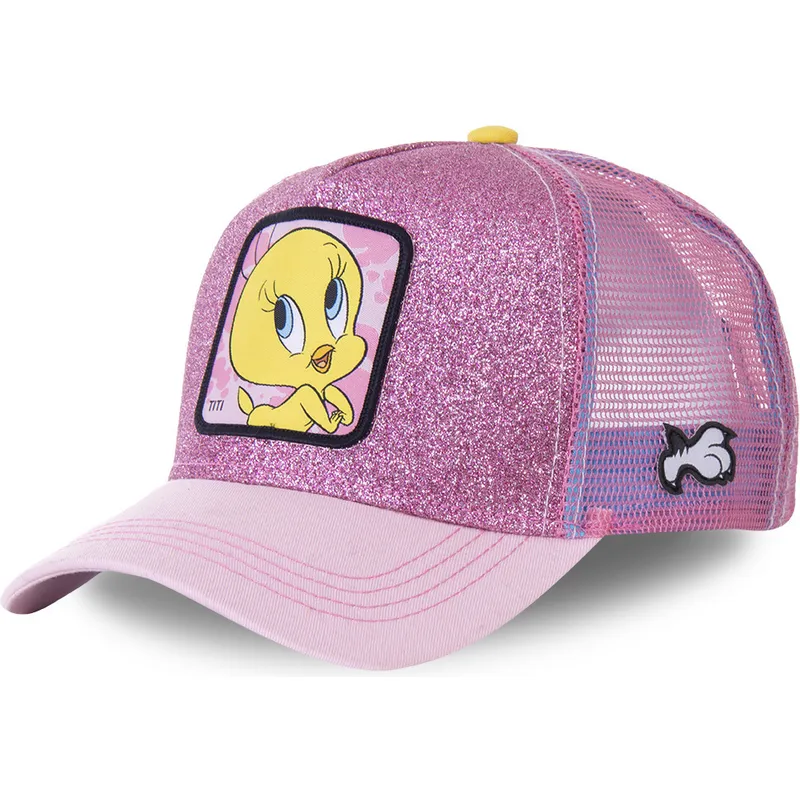 kasketter-buet-rosa-snapback-pip-looney-tunes-af-capslab kasketter-buet-rosa-snapback-pip-looney-tunes-af-capslab