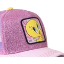 gorra-trucker-rosa-glimmer-piolin-twe4-looney-tunes-fra-capslab