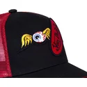 sort-og-rod-trucker-kasket-dblpat-fra-von-dutch