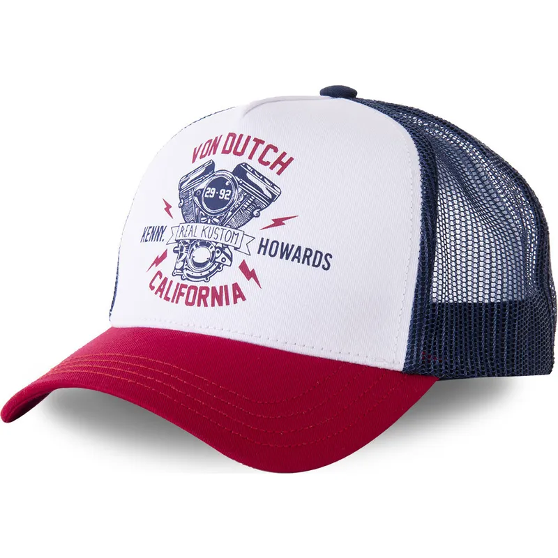 kasketter-buet-hvid-snapback-af-von-dutch