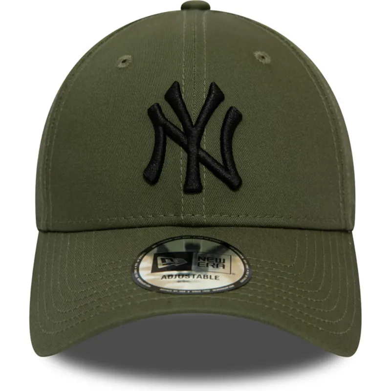 kasketter-buet-gron-justerbar-rem-negro-9forty-league-essential-fra-new-york-yankees-mlb-af-new-era