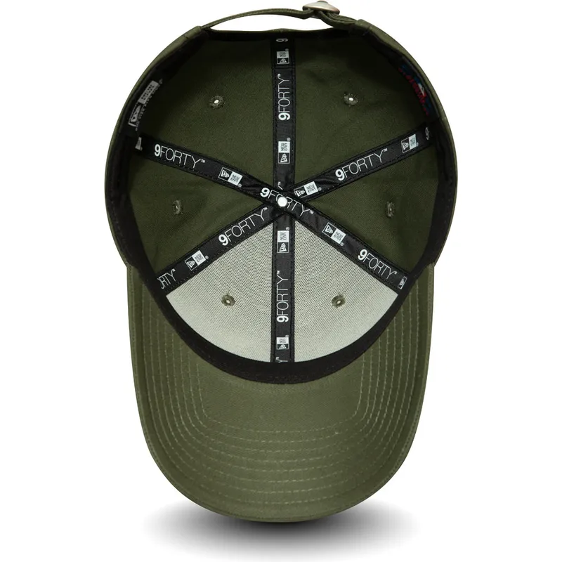kasketter-buet-gron-justerbar-rem-negro-9forty-league-essential-fra-new-york-yankees-mlb-af-new-era