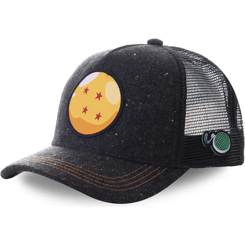 kasketter-buet-sort-snapback-bola-dragon-ball-4-stjerner-dragon-ball-af-capslab
