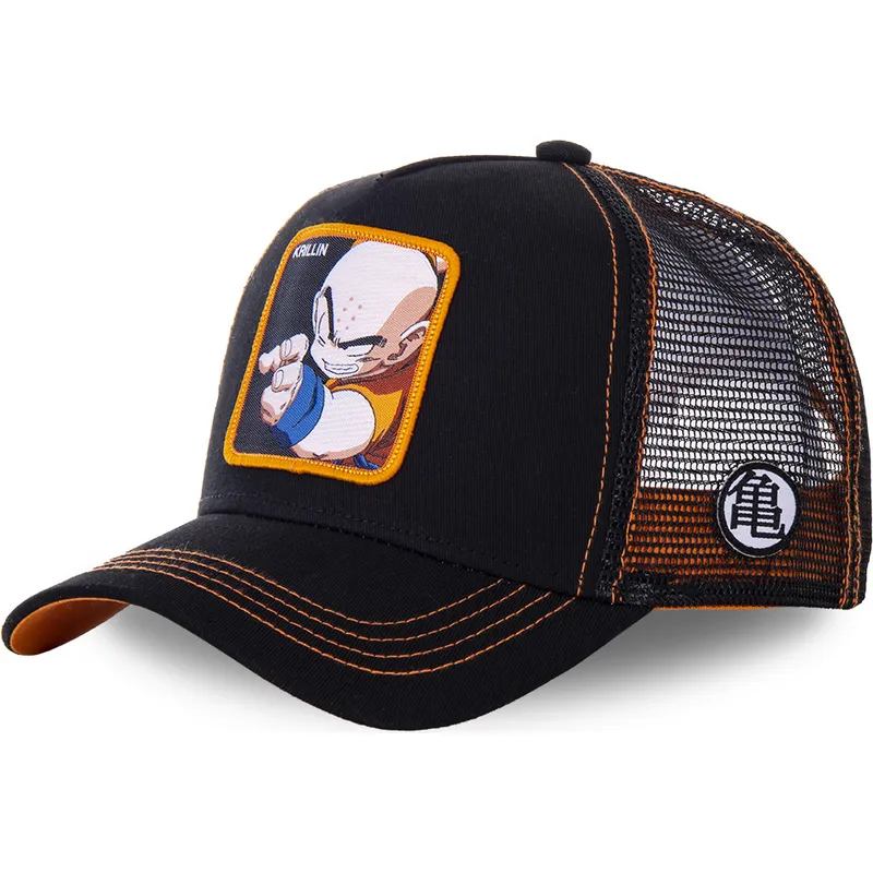 kasketter-buet-sort-snapback-krillin-dragon-ball-af-capslab kasketter-buet-sort-snapback-krillin-dragon-ball-af-capslab