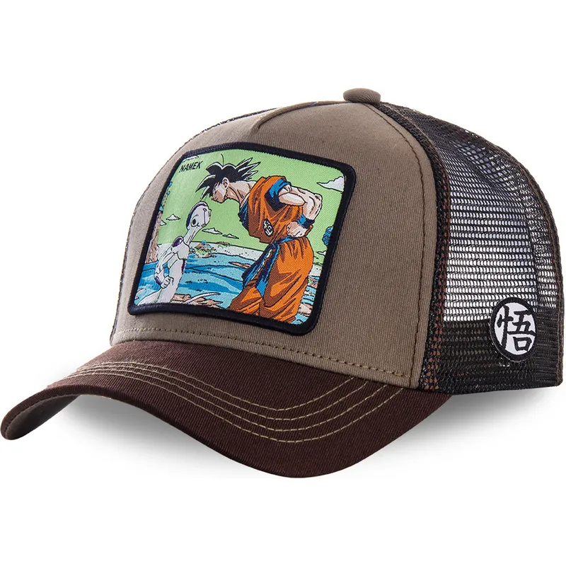 brun-trucker-kasket-goku-vs-frieza-namek-nam2-dragon-ball-fra-capslab