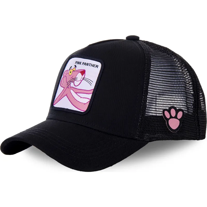 kasketter-buet-sort-snapback-den-lyserode-panter-den-lyserode-panter-af-capslab kasketter-buet-sort-snapback-den-lyserode-panter-den-lyserode-panter-af-capslab