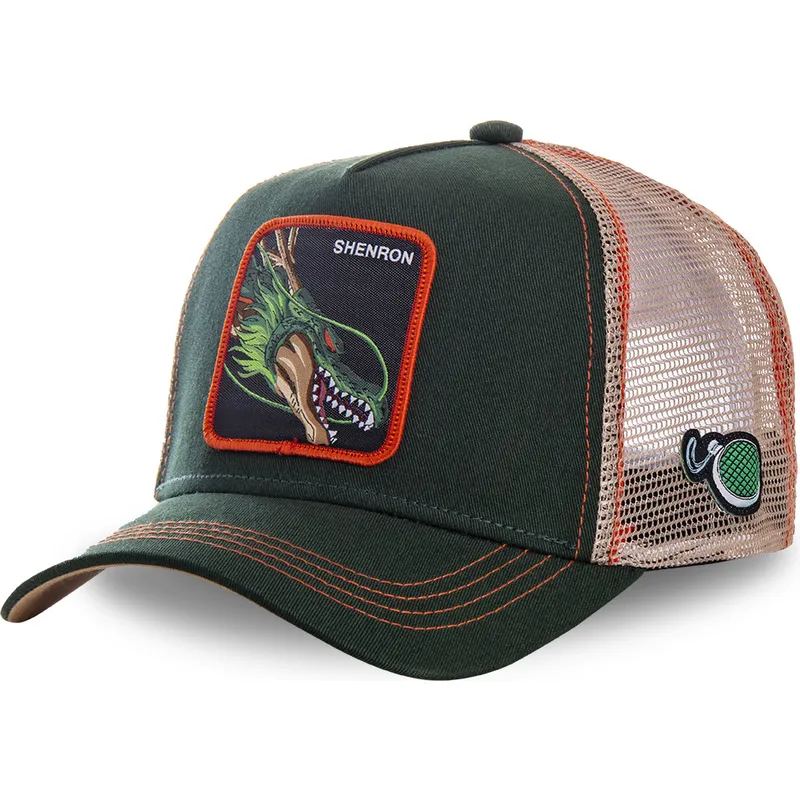kasketter-buet-gron-snapback-shenron-dragon-ball-af-capslab kasketter-buet-gron-snapback-shenron-dragon-ball-af-capslab