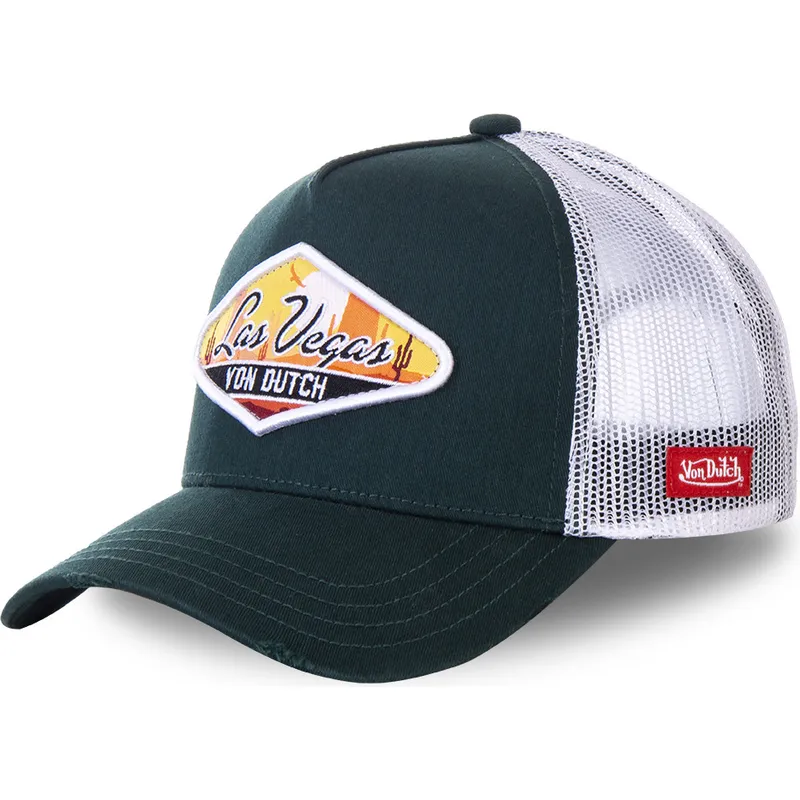 von-dutch-las-vegas-las1-gron-og-hvid-trucker-kasket