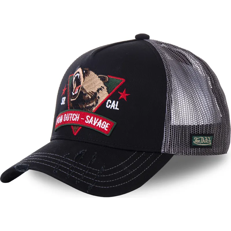 kasketter-buet-sort-snapback-af-von-dutch