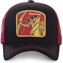 sort-og-rod-trucker-cap-sagitario-sag-saint-seiya-de-hellige-riddere-af-zodiak-fra-capslab