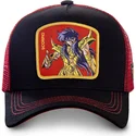 sort-og-rod-escorpio-sco-saint-seiya-de-hellige-riddere-af-zodiak-trucker-cap-fra-capslab