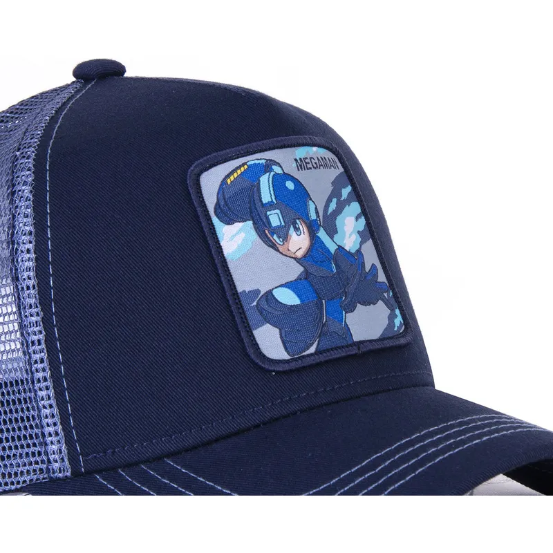 kasketter-buet-bla-snapback-mega-man-mega-man-af-capslab