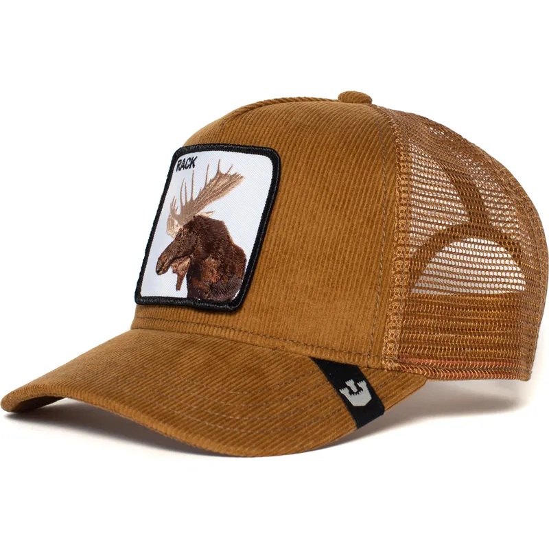 goorin-bros-brun-trucker-kasket-med-elghoved-moose-head