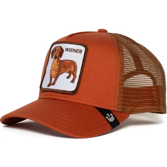 kasketter-buet-brun-snapback-the-farm-af-goorin-bros