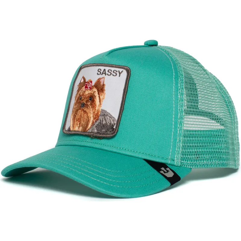 trucker-cap-gron-yorkshire-terrier-hund-sassy-lady-fra-goorin-bros