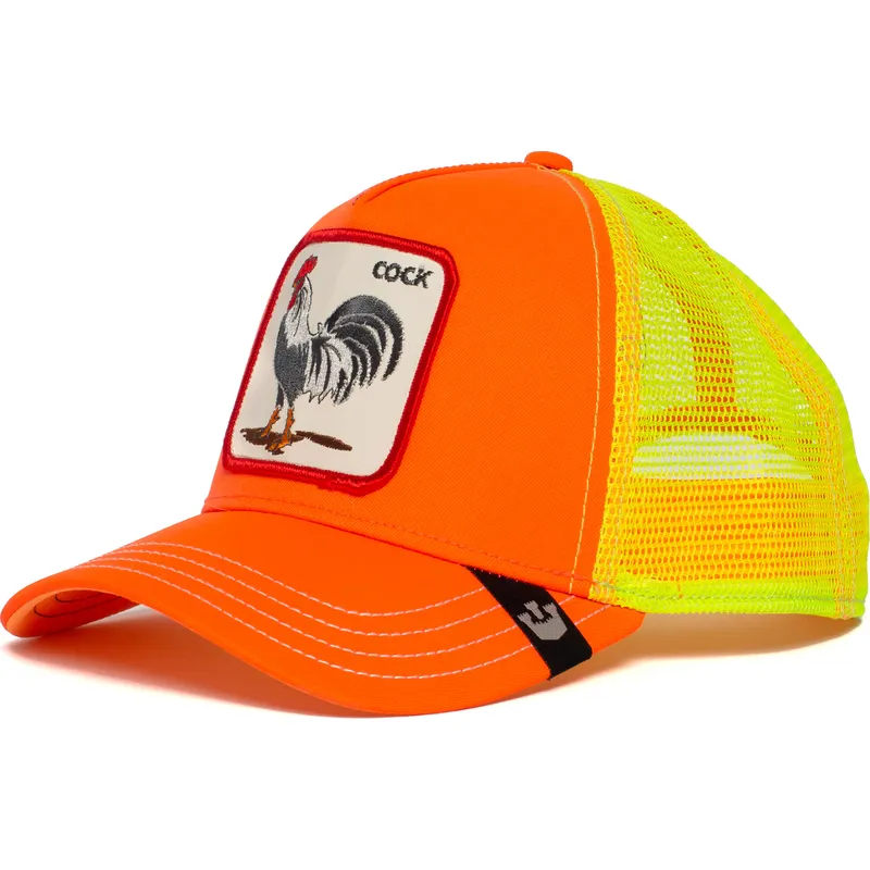 goorin-bros-electric-tamale-orange-og-gul-trucker-kasket-med-hane