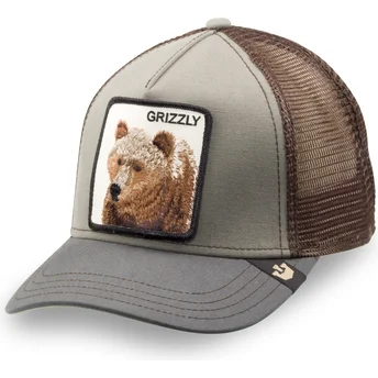 gron-trucker-kasket-til-drenge-med-bjorn-little-grizzly-fra-goorin-bros