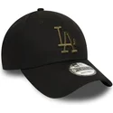 new-era-los-angeles-dodgers-mlb-9forty-essential-sort-justerbar-buet-kasket-med-gront-logo