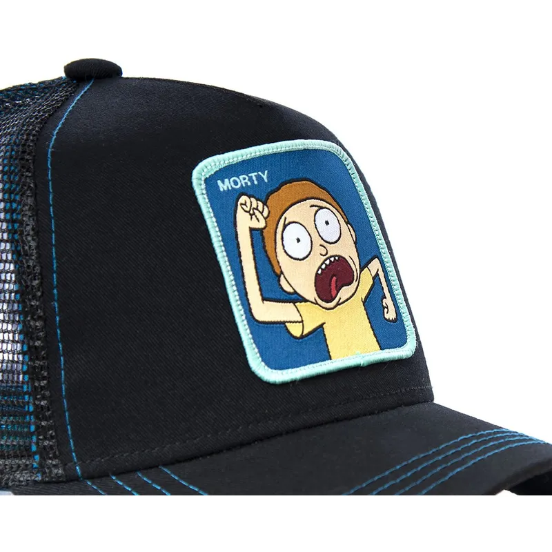 sort-trucker-kasket-morty-mor1-rick-and-morty-fra-capslab