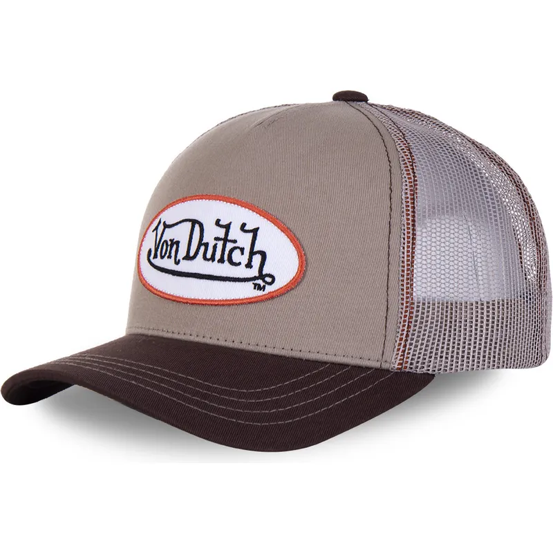 brun-trucker-kasket-bro-fra-von-dutch